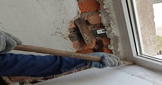 Демонтаж оконных откосов по выгодной цене от 514 руб. в Спасске-Дальнем - Сварной-Спс